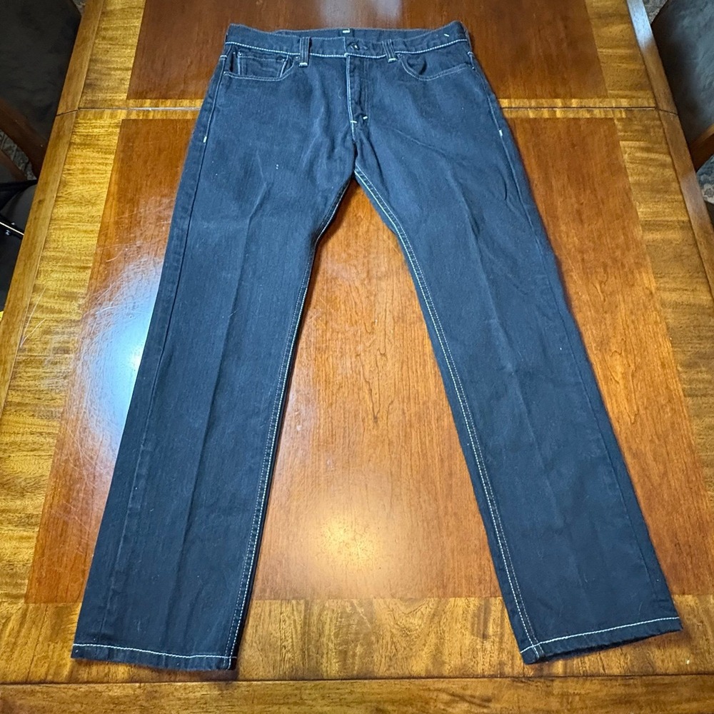 Levi's 511 Skinny Dark Wash Denim Jeans 38x30 Made In Mexico‎